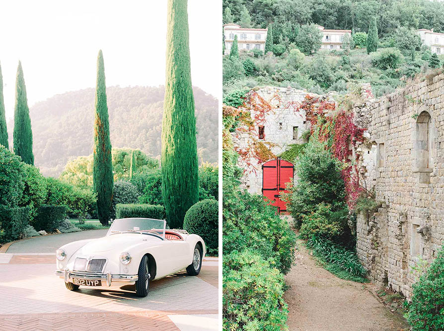 une voiture de mariage